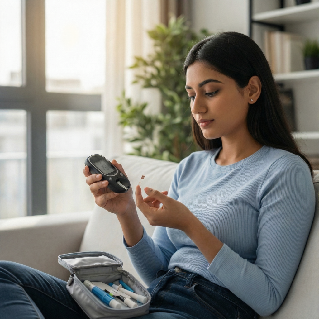 blood sugar control through healthy lifestyle habits.